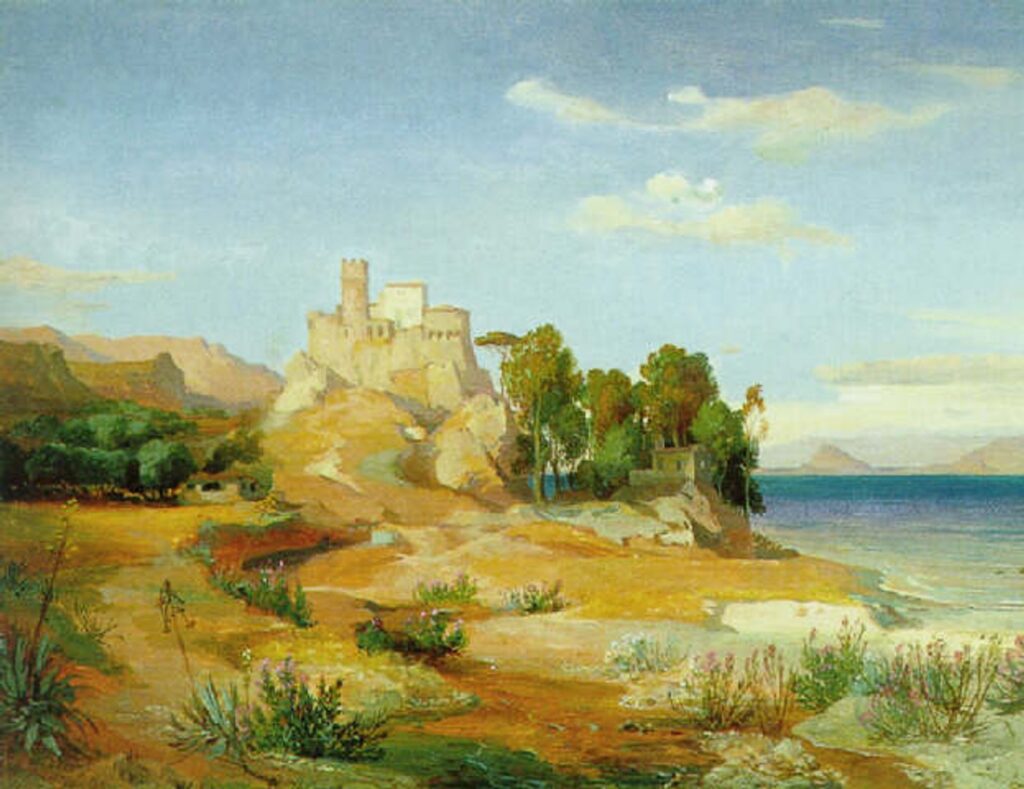 Il pesce nella cucina di Lipari: specie e preparazioni — Aerial image of Stromboli and Strombolicchio (view from the northeast)