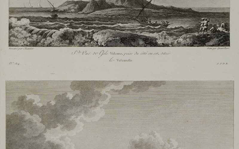 Marina Corta: il salotto sul mare di Lipari — (1) Sde vuë de l'isle Vulcano, prise du côté ou est situé le vulcanello (2) Pre vuë de l'isle Vulcano, une des isl - Saint-non Jean Claude R